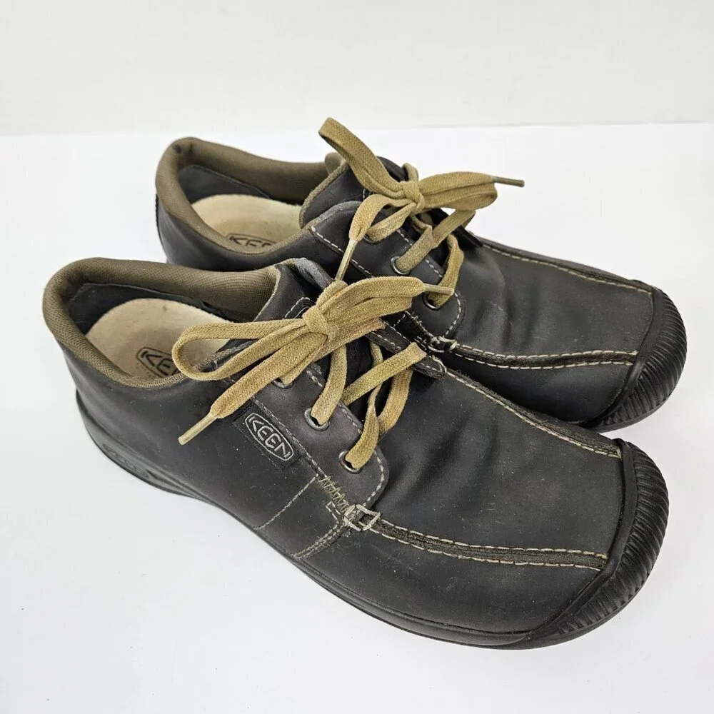 Keen Reisen Leather Low Lace Up Hiking Oxford Shoe 1011491